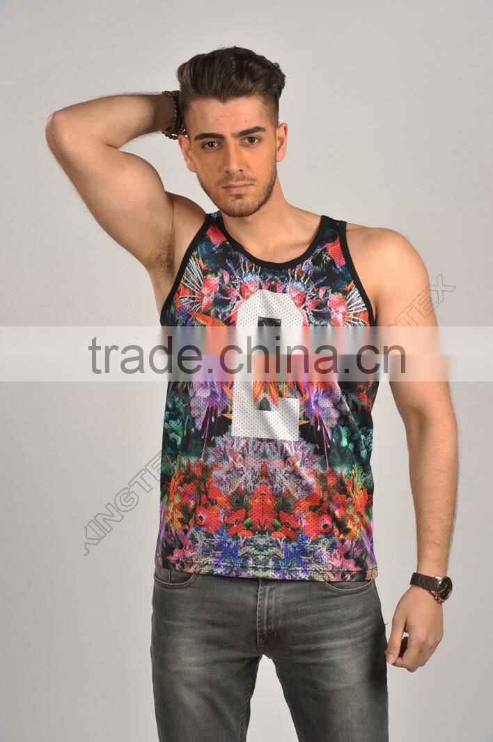 apparel latest design summer men tank tops in bulk