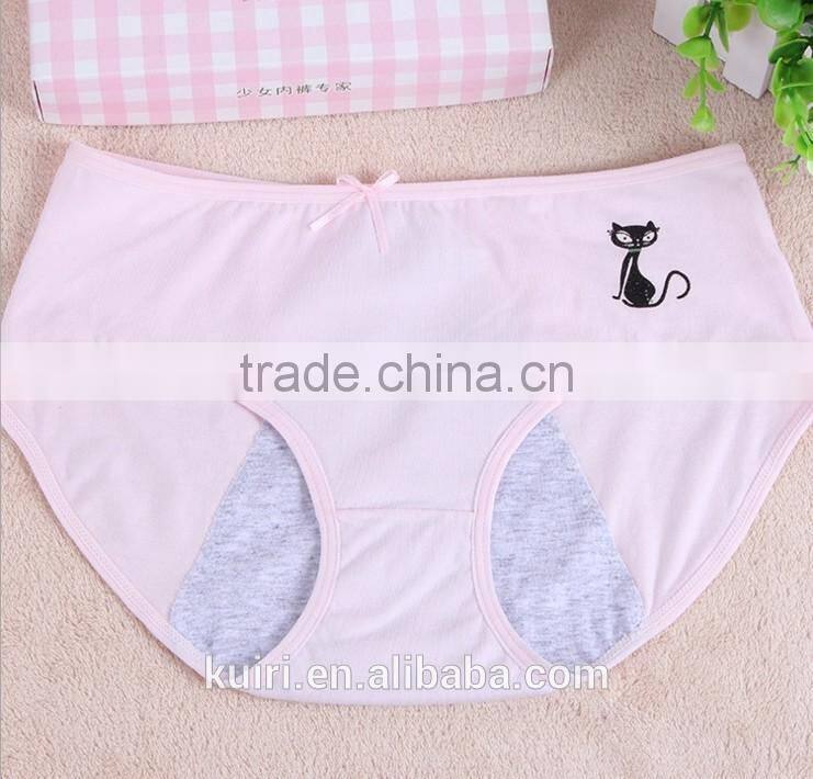 2017 Sexy Physiological Briefs Leakproof Menstrual Period Lengthen The Broadened Female Underwear Health Seamless Women Panties