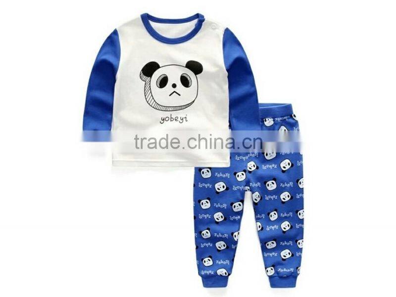 full print pajamas 2 pcs set,baby clothes clothing,comfort nightwear