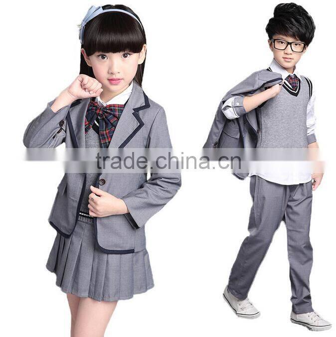 custom cheap unisex cute uniform clothes sport kids school uniforms