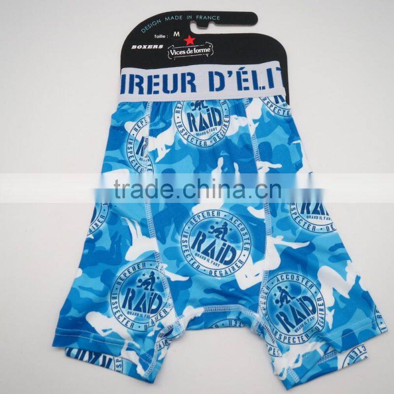 men's underwear with Sublimation printing