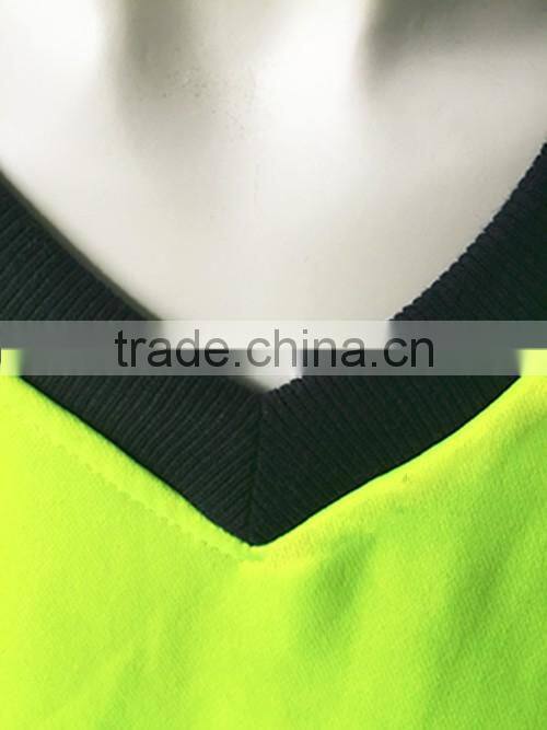 100% polyester Two tone hi vis sweatshirt safety jacket with reflective tape meet AS/NZS