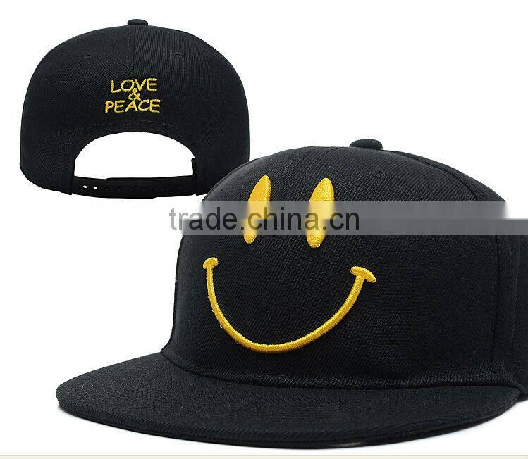 Embroidery pattern baby flat brim cap custom flat brim cap size