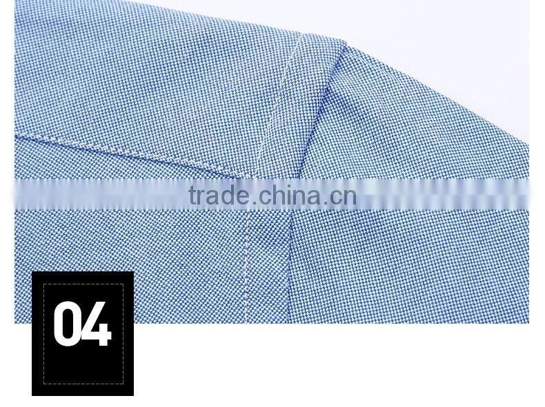 2016 spring season new arrival casual 50% cotton oxford model man shirt for China supplier