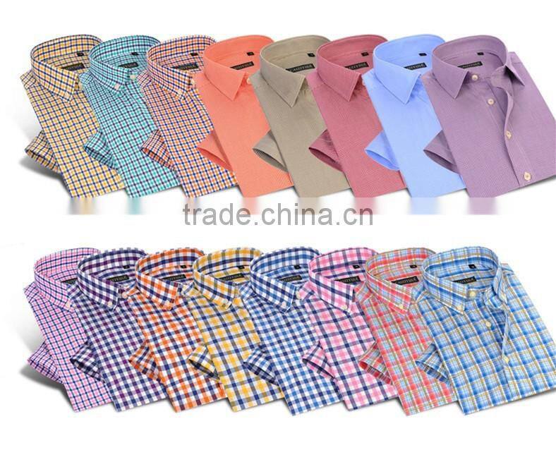 2016wholesale latest cheap check plaid cotton flannel shirts for men