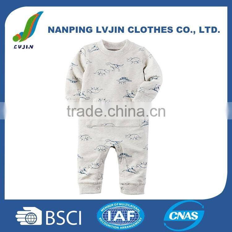 Baby Boys' Dino Print Romper