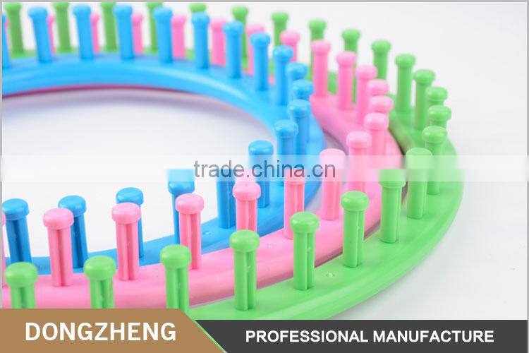 Good quality customized size full set durable round plastic knitting looms