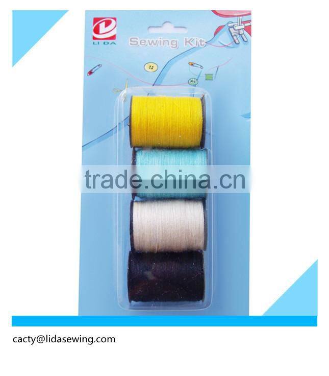 100% spun polyester BOBBIN sewing thread FOR HOME