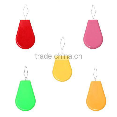 Wholesale Cheap Multicolor Teardrop Shaped Steel Bow Wire Needle Threader Device Factory