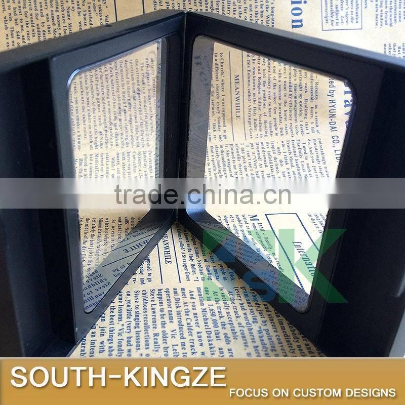 11x9cm Black Square ABS Plastic Display Stand for Earring, Necklace, Pen