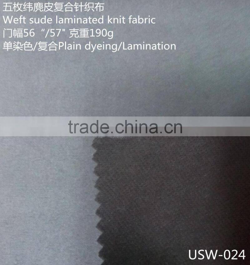 Anti-Static Flame Retardant High Density Eco Suede Fabric for curtain