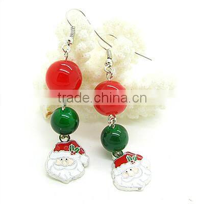 Alloy Christmas Earrings Craft jewelry