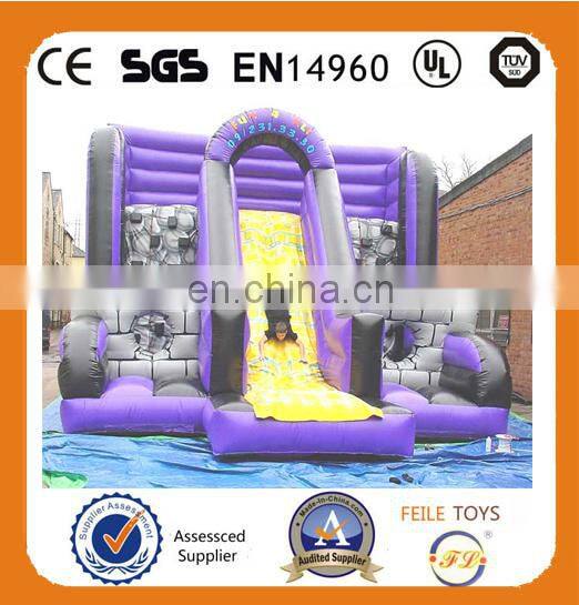 2015 Attracting cheap inflatable rock climbing wall for children
