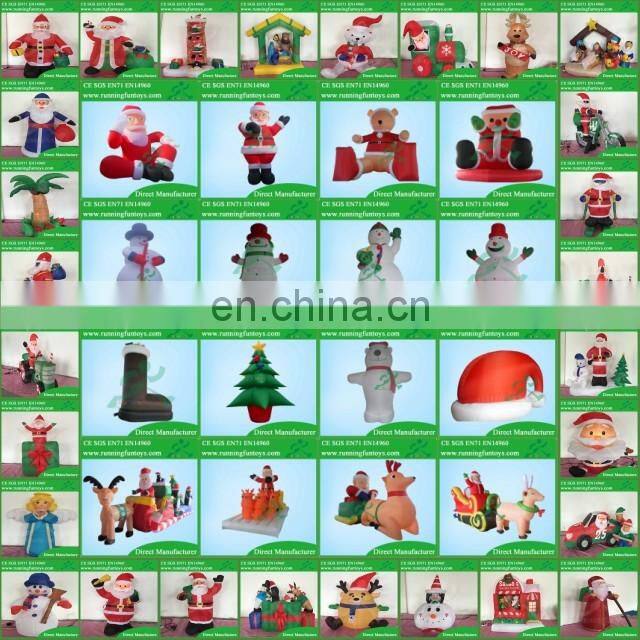 Small Christmas Inflatable Penguin With LED Light Decoration Outdoor