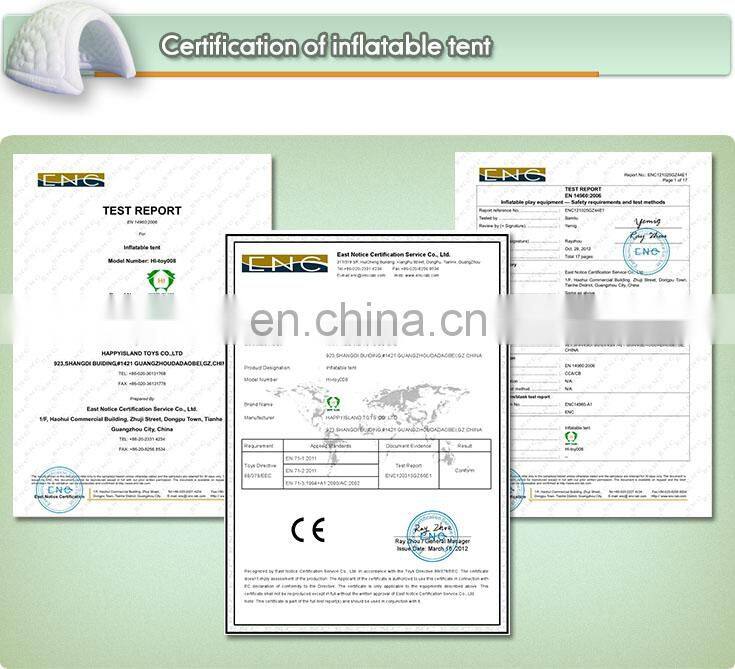 HI interesting inflatable PVC party tent for wedding event house tent giant dome tent for sale