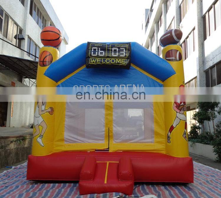 15ft Attractive design kids sports arena inflatable jumpers