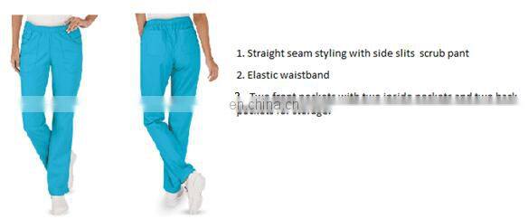 Fashion V-neck Scrubs Uniform/ Nuring ScrubS Top& pants