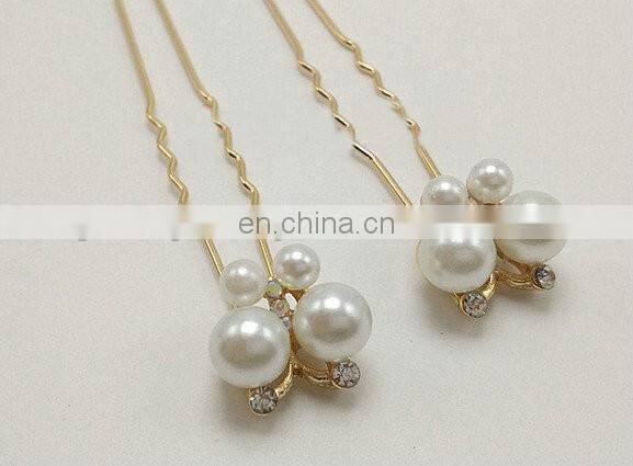 Wedding Headpiece Rhinestone U shaped Hair Pins