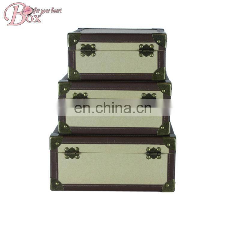 Small Kraft Paper Toys Suitcase Box Shantou Supplier