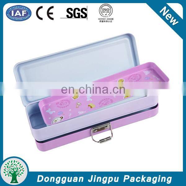 Metal Pencil Tin Box Kawaii Stationary Gift Pencil Box Pouch Case Craft Box