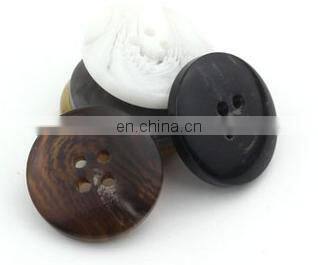 resin plastic beads button round with hole toggle ball button