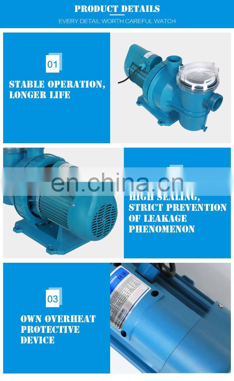 1HP Pump Above Ground Swimming Pool Filter 220v Electric Swimming Pool Filter Pump
