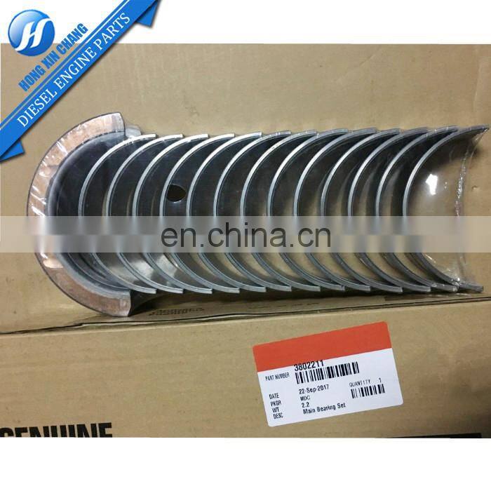 6CT8.3 Engine Parts Main Bearing Set (+0.25mm) 3802211 3801241 3945918