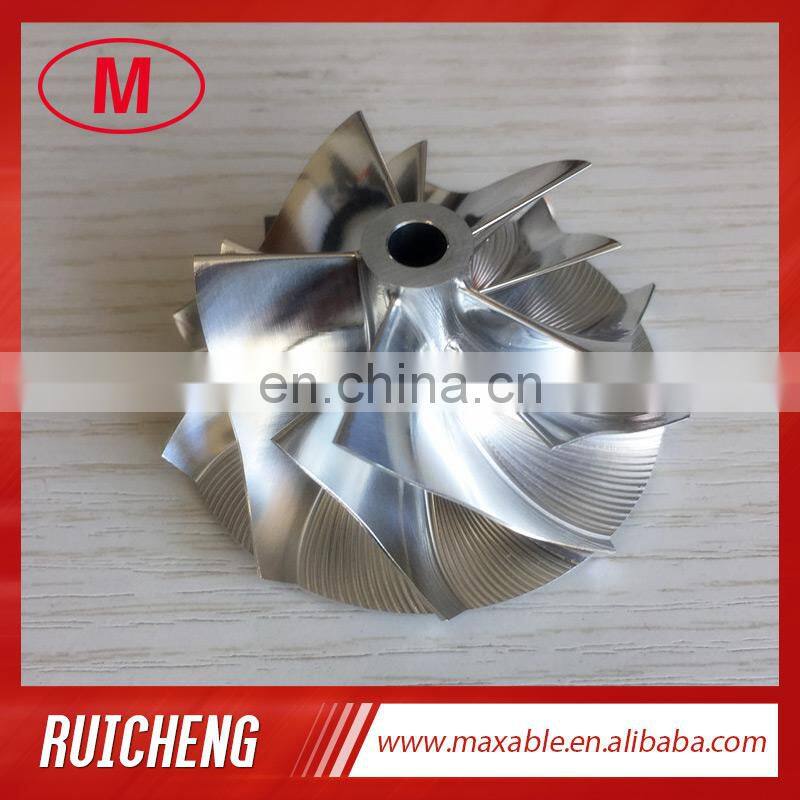RHF5HB 5+5 blades 47.20/60.00mm 93844S High performance Turbocharger Billet/milling/aluminum 2618 compressor wheel for VF22