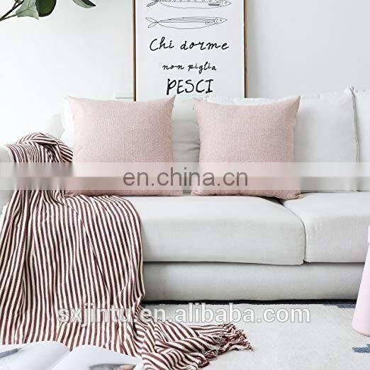 manufacturers Custom Linen Cushion Covers Set of 2 Decorative Throw Pillow Covers for sofa