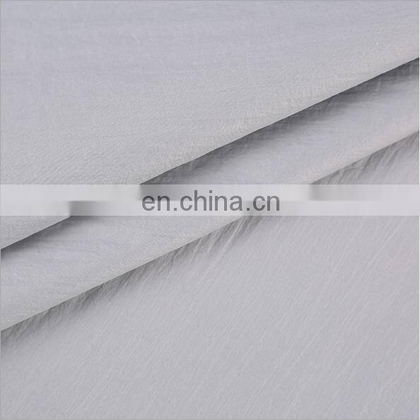 New design down jacket fabric 380T nylon taffeta metal bright waterproof fabric