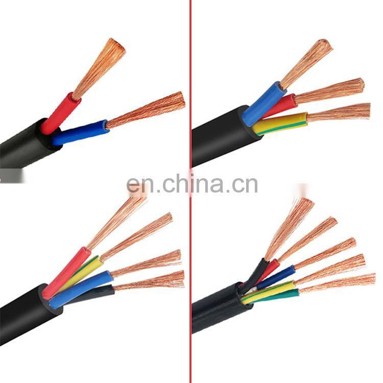 Wholesale China Factory Hot Sales Power Cable Wire PVC 2 2x10mm2 Core Flat Electric Cable