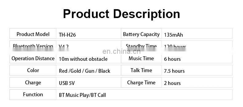 In-Ear Wireless V4.2+EDR Earphones Headphone with Build-in Mic Magnetic Attraction Bluet ooth Earphone