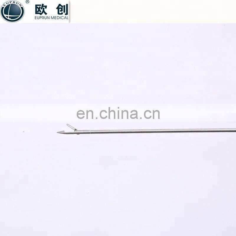 Medical reusable hernia suture needle and forceps