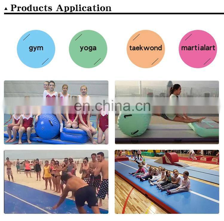 Portable Cheap Small Inflatable Yoga Fitness Airtrack Gymnastics Used Air Balance Beams Air Track Mat for Home