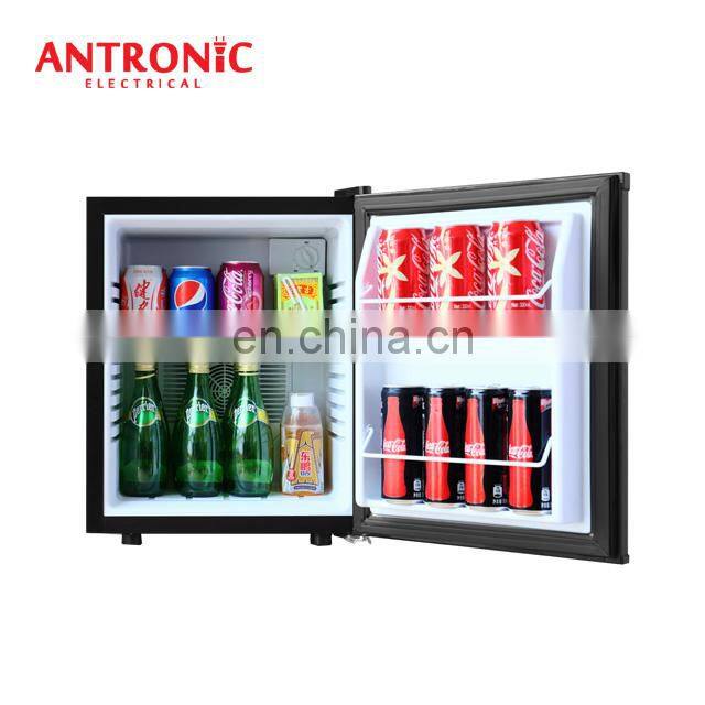 Antronic CE/GS/ETL/RoHS black/white 30L no noise hotel/home use mini fridge