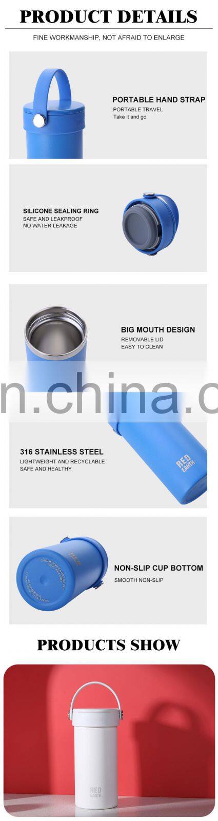 sport travel insulated outdoor portable hiking beer sample drinking bottle stainless steel tumbler sublimation tumbler