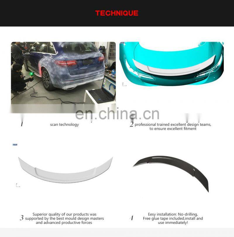 Carbon Fiber C238 Sport Car Spoiler for Mercedes Benz E200 E350 E43 E63 Sport Coupe 17-19