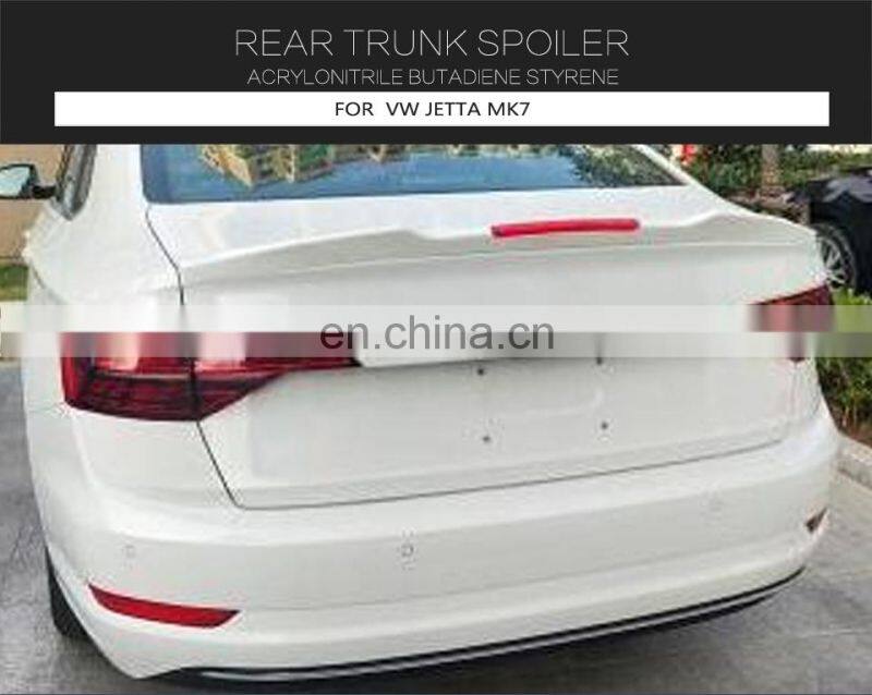 Glossy Black ABS MK7 Ducktail Spoiler for Volkswagen Jetta VII MK7 GLI Sedan 4-Door 2019-2020