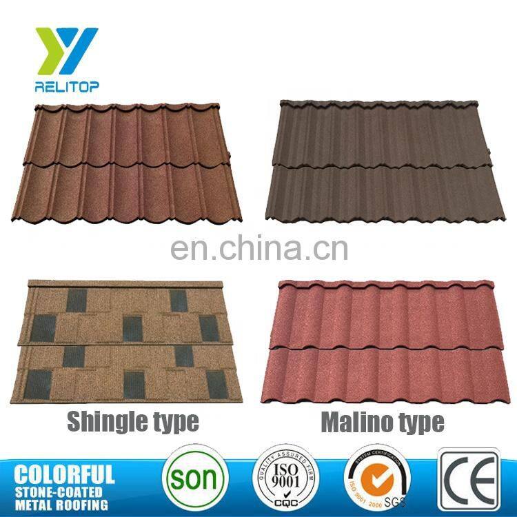 Hot Sale Construction Stone Coated Metal Roofing Shingle Tile/Roofing Sheet Plate