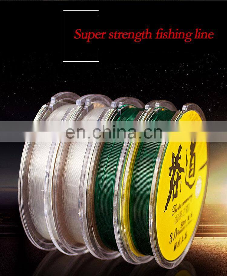 Super Strong Durable Monofilament Sinking fishing line 0.2 Ice Fishing Line 50m nylon fishing line