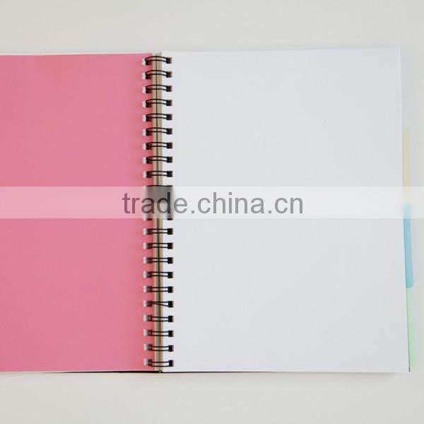 custom printed perforated notebook spiral paper