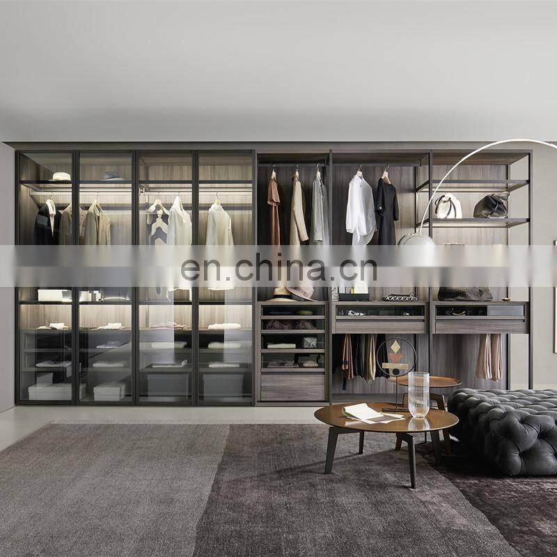 CBMMART Customized Mirrored Wardrobe Walk In Closet Sliding Door For Bedroom Furniture
