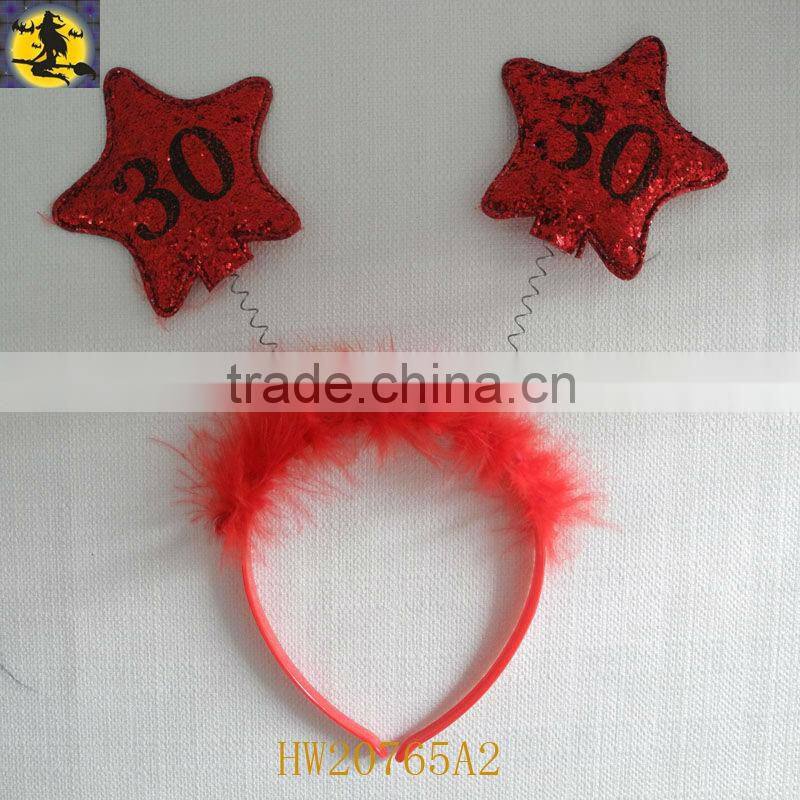 Most Welcomed Cute Star Birthday Hairband for 15th Birthday