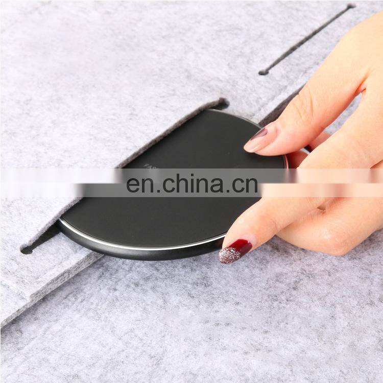 High Quality Custom Logo wholesale portable qi fast wireless mobile phone charger