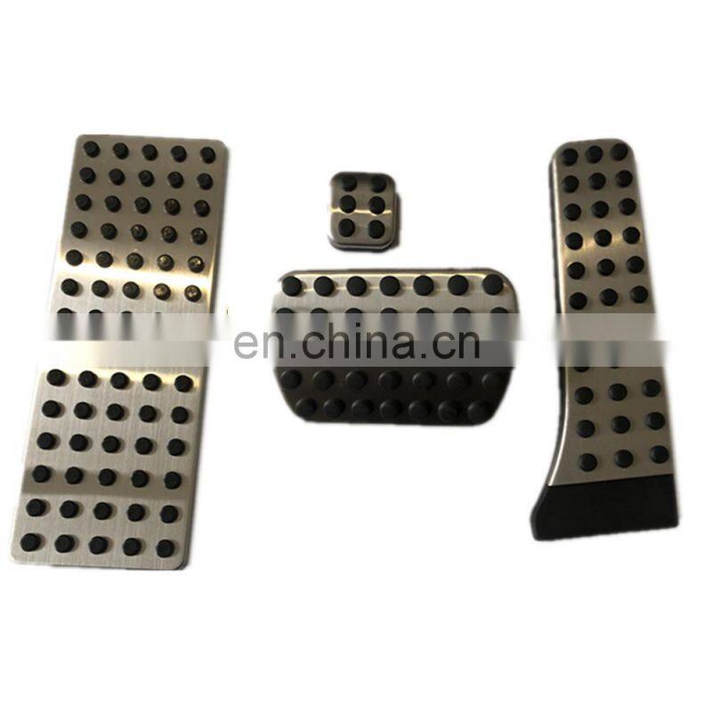 Car Foot Gas Rest Plate Cover Wholesale Auto Car Break Accelerator Pedals Brake Clutch Gas Oil Footrest Pedal Pad For Audi A4