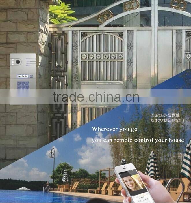 Smash Hit The Best Wireless IP WIFI Video Door Phone Compatible With IOS and Android device, Support 6 Infrared Night Vision