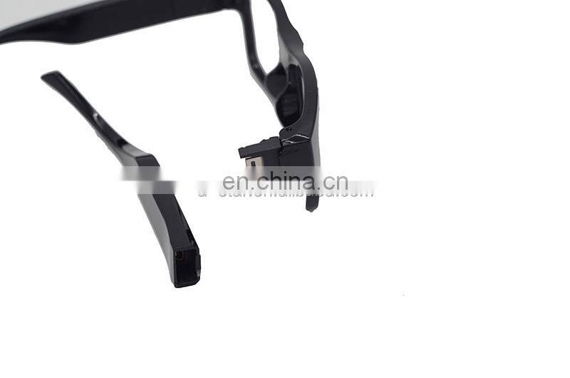 High quality Full HD 1920*1080P well Wearable no hole hidden secret camera glasses wifi