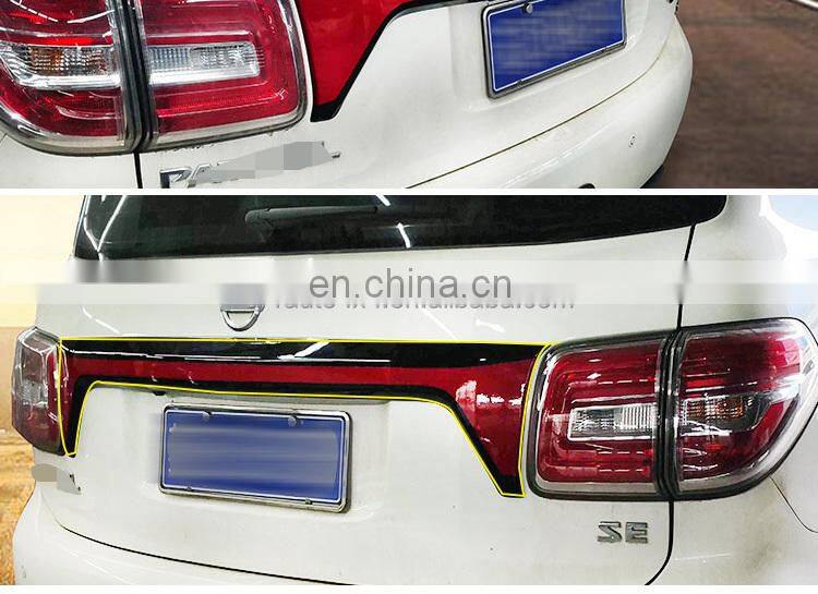 Modify Accessories Trunk Trim Middle Spoiler Car Sticker For Patrol