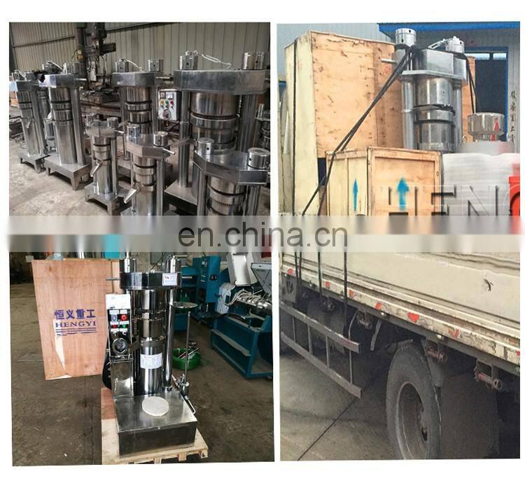 automatic small hydraulic cold press olive/avocado/shea nut oil extraction machine