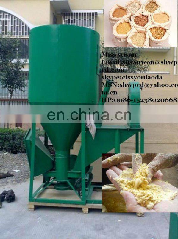 Factory Supply Home use grain grinder fodder solution animal feed mixer animal feed mill mixer machine